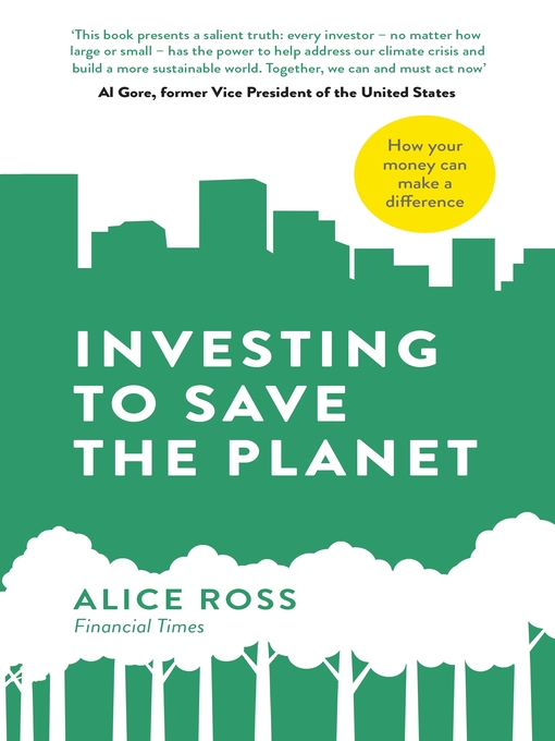 Cover image for Investing to Save the Planet